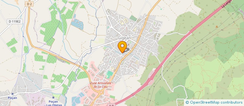 localisation de l'entreprise MONSIEUR MAXENCE BERTRAND  GIGEAN