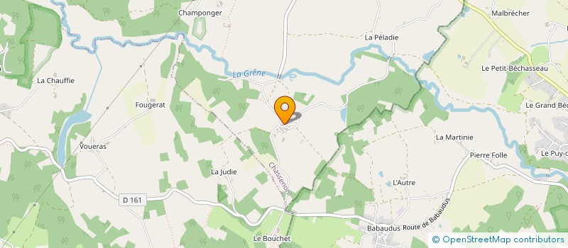 localisation de l'entreprise MONSIEUR MAXENCE BILLEAU à CHASSENON