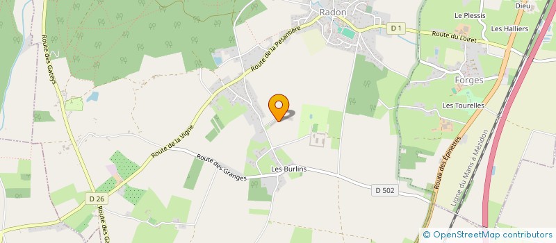 localisation de l'entreprise MONSIEUR MAXENCE BLAIN à ECOUVES