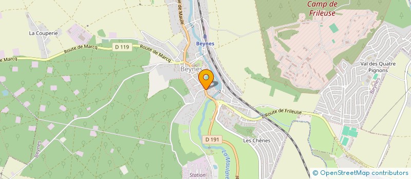 localisation de l'entreprise MONSIEUR MAXENCE BLANCHARD-GRANDJEAN  BEYNES