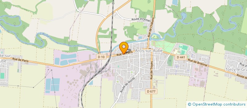 localisation de l'entreprise MONSIEUR MAXENCE BLONDELOT  ARCIS-SUR-AUBE