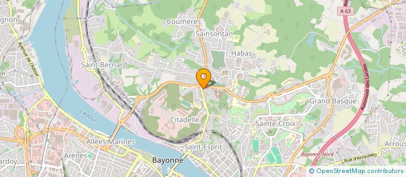 localisation de l'entreprise MONSIEUR MAXENCE BLOT à BAYONNE
