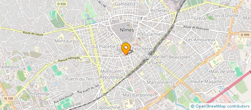 localisation de l'entreprise MONSIEUR MAXENCE BOISSIERE à NIMES