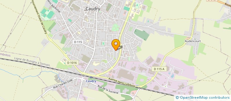 localisation de l'entreprise MONSIEUR MAXENCE BOITAUX  CAUDRY