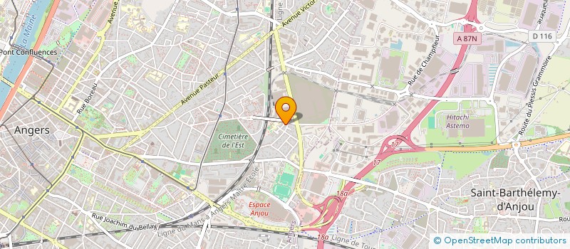 localisation de l'entreprise MONSIEUR MAXENCE BONAMY à ANGERS