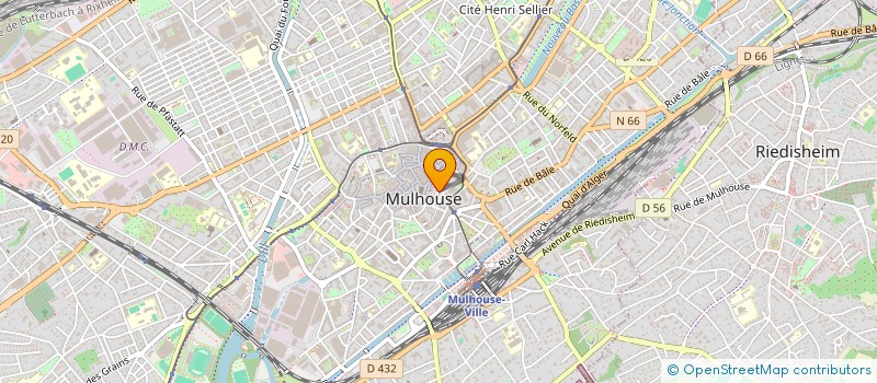 localisation de l'entreprise MONSIEUR MAXENCE BONNE  MULHOUSE