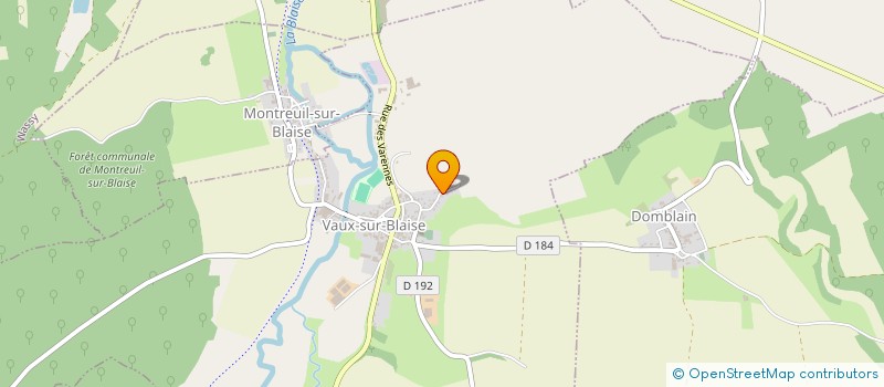 localisation de l'entreprise MONSIEUR MAXENCE BONNEFONS à VAUX-SUR-BLAISE