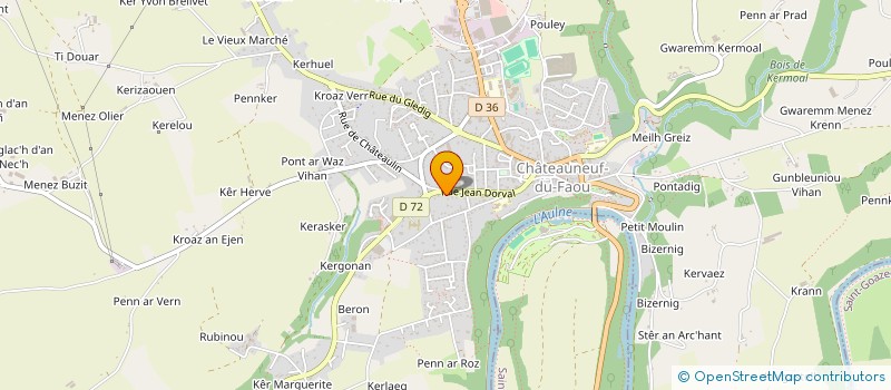 localisation de l'entreprise MONSIEUR MAXENCE BONVOISIN à CHATEAUNEUF-DU-FAOU