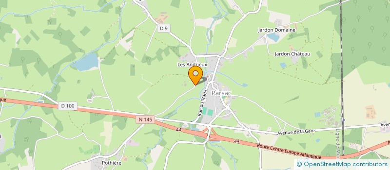 localisation de l'entreprise MONSIEUR MAXENCE BOUCHERAT  PARSAC