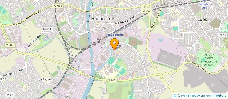 localisation de l'entreprise MONSIEUR MAXENCE BOURGOIS à HAUBOURDIN