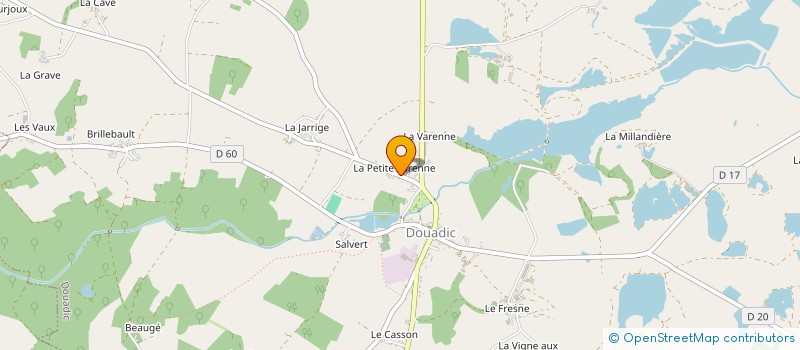 localisation de l'entreprise MONSIEUR MAXENCE BRAULT à DOUADIC