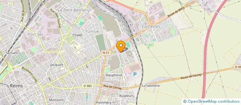 localisation de l'entreprise MONSIEUR MAXENCE BRIQUET  REIMS