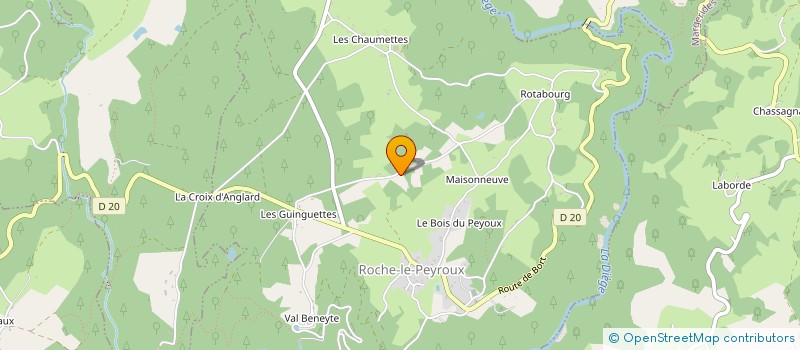 localisation de l'entreprise MONSIEUR MAXENCE BROCK  ROCHE-LE-PEYROUX