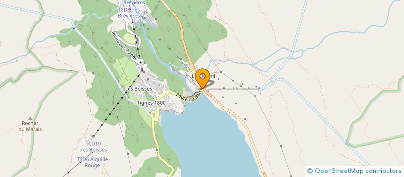 localisation de l'entreprise MONSIEUR MAXENCE BROZZETTI  TIGNES