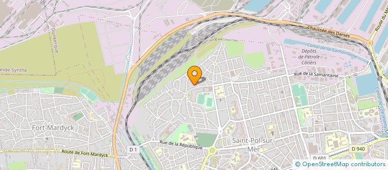 localisation de l'entreprise MONSIEUR MAXENCE BUFFET à DUNKERQUE