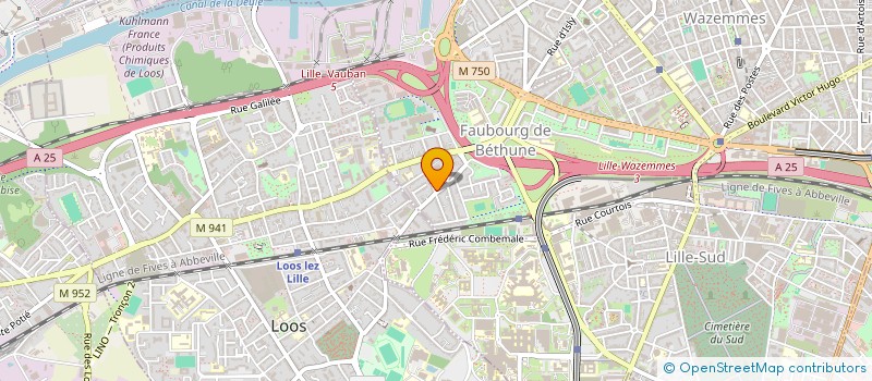localisation de l'entreprise MONSIEUR MAXENCE CABAYE à LILLE