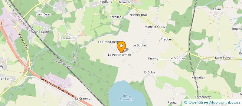 localisation de l'entreprise MONSIEUR MAXENCE CADET à BRECH