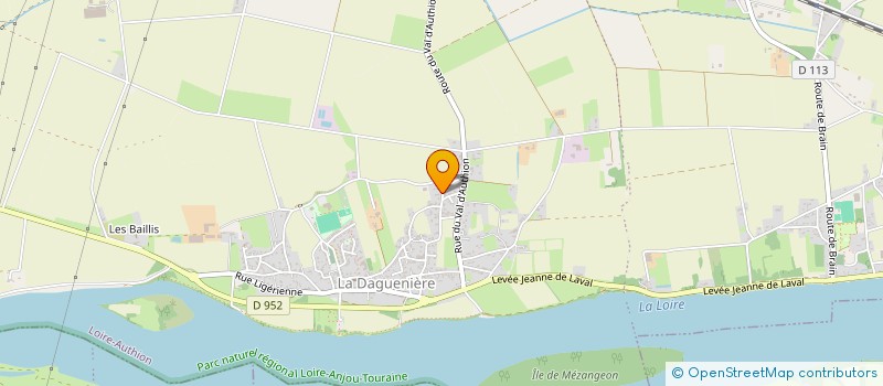 localisation de l'entreprise MONSIEUR MAXENCE CAILLEAU  LOIRE-AUTHION