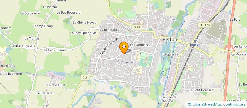 localisation de l'entreprise MONSIEUR MAXENCE CANNOU  BETTON