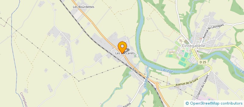 localisation de l'entreprise MONSIEUR MAXENCE CARBONNET  CINTEGABELLE