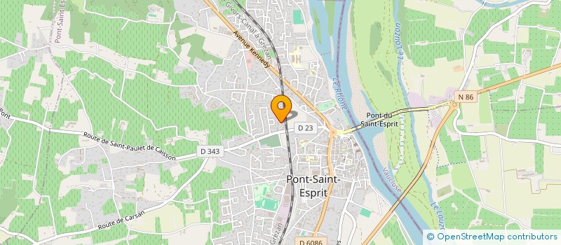 localisation de l'entreprise MONSIEUR MAXENCE CARRE  PONT ST ESPRIT