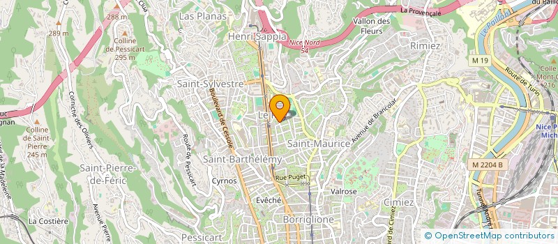 localisation de l'entreprise MONSIEUR MAXENCE CARRERE à NICE