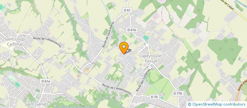 localisation de l'entreprise MONSIEUR MAXENCE CARRERE  LAPEYROUSE-FOSSAT