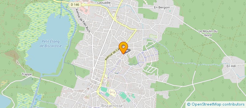 localisation de l'entreprise MONSIEUR MAXENCE CARRON FOURT  BISCARROSSE