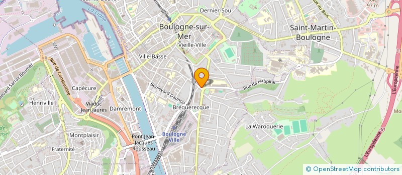 localisation de l'entreprise MONSIEUR MAXENCE CASIMIR à BOULOGNE-SUR-MER