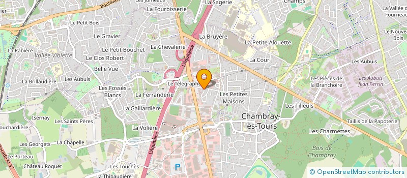 localisation de l'entreprise MONSIEUR MAXENCE CAUDAL  CHAMBRAY-LES-TOURS