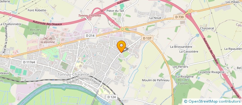 localisation de l'entreprise MONSIEUR MAXENCE CEYRAL  TONNAY CHARENTE