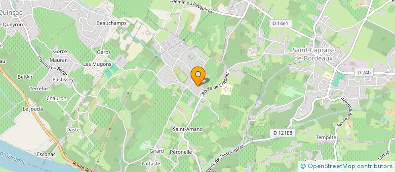 localisation de l'entreprise MONSIEUR MAXENCE CHAMINADE à CAMBES