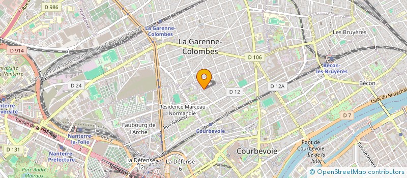 localisation de l'entreprise MONSIEUR MAXENCE CHARLES à LA GARENNE-COLOMBES