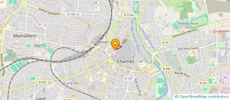 localisation de l'entreprise MONSIEUR MAXENCE CHARREAU à CHARTRES