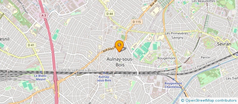 localisation de l'entreprise MONSIEUR MAXENCE CHARTON à AULNAY-SOUS-BOIS