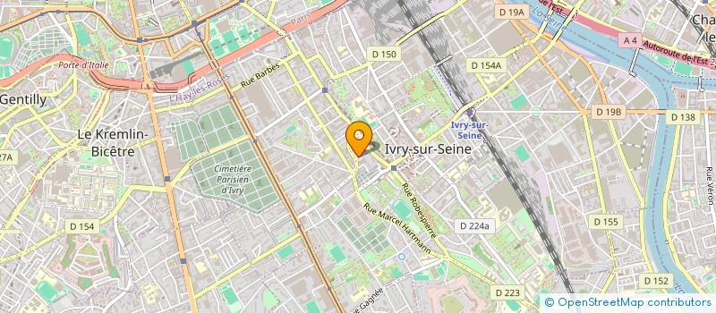 localisation de l'entreprise MONSIEUR MAXENCE CHAVES  IVRY-SUR-SEINE