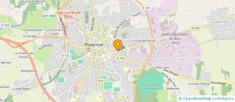 localisation de l'entreprise MONSIEUR MAXENCE CHEFDOR  PLOERMEL