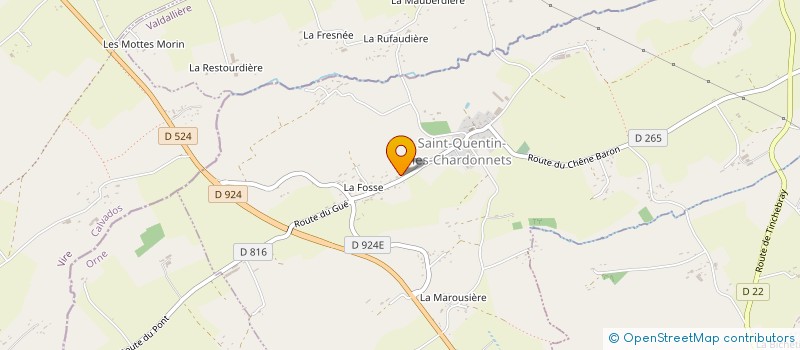 localisation de l'entreprise MONSIEUR MAXENCE CHENU à SAINT-QUENTIN-LES-CHARDONNETS