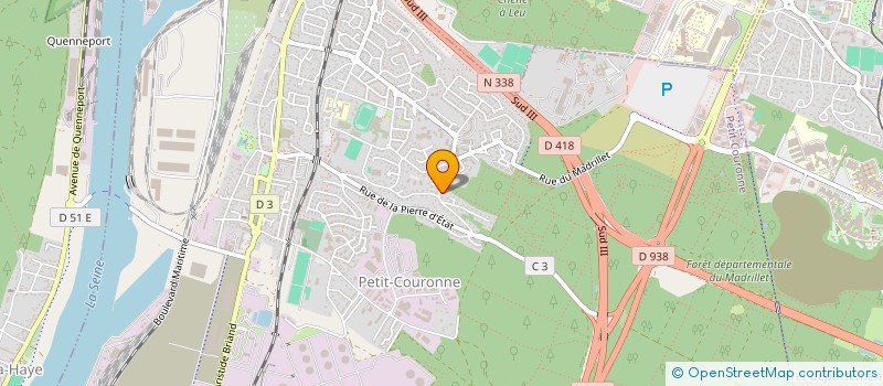 localisation de l'entreprise MONSIEUR MAXENCE CHIRON  PETIT-COURONNE