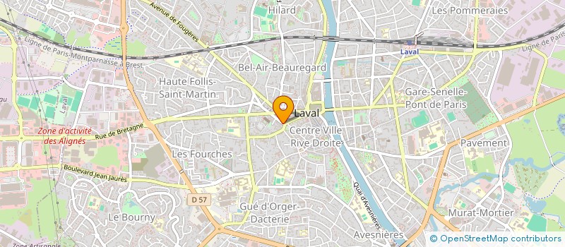 localisation de l'entreprise MONSIEUR MAXENCE COLET à LAVAL