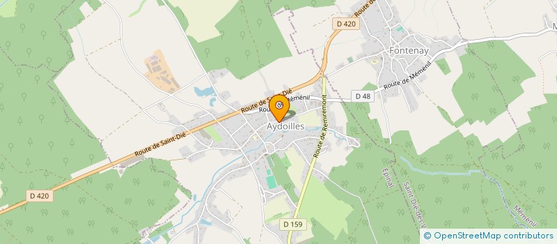 localisation de l'entreprise MONSIEUR MAXENCE COLLOT  AYDOILLES