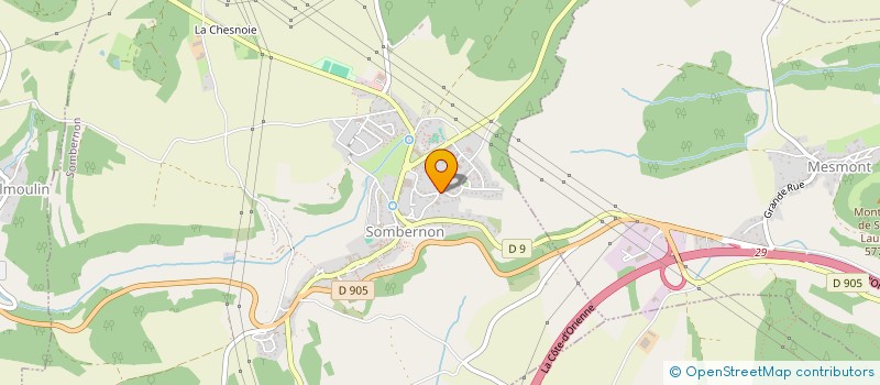 localisation de l'entreprise MONSIEUR MAXENCE CONTANT  SOMBERNON