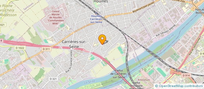 localisation de l'entreprise MONSIEUR MAXENCE COUEDOR  CARRIERES-SUR-SEINE