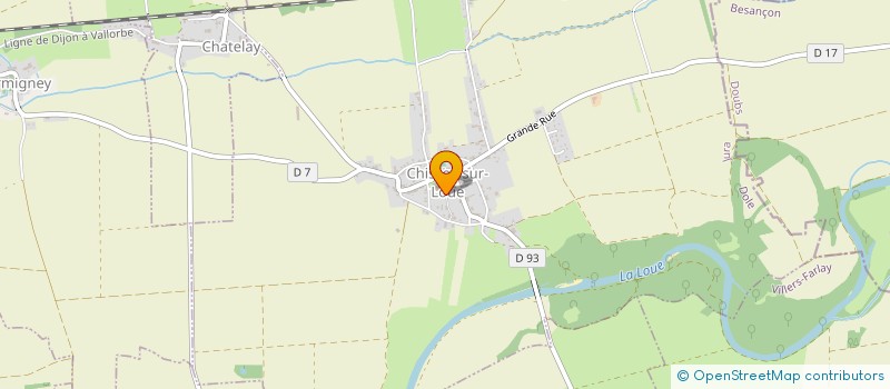 localisation de l'entreprise MONSIEUR MAXENCE COURET  CHISSEY-SUR-LOUE