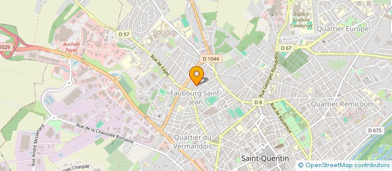 localisation de l'entreprise MONSIEUR MAXENCE COUSIN à SAINT-QUENTIN