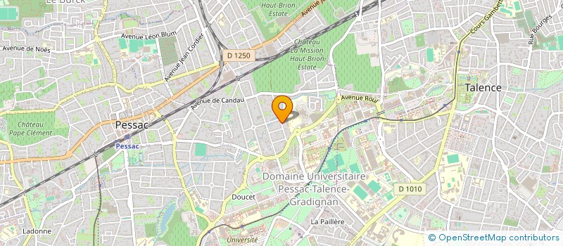 localisation de l'entreprise MONSIEUR MAXENCE CREDOZ à PESSAC