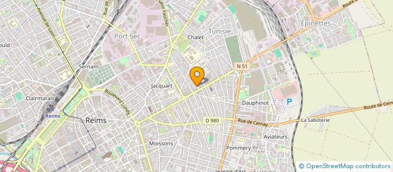 localisation de l'entreprise MONSIEUR MAXENCE CREPIN  REIMS