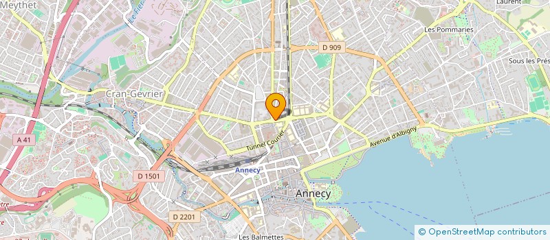 localisation de l'entreprise MONSIEUR MAXENCE CURTENAZ  ANNECY