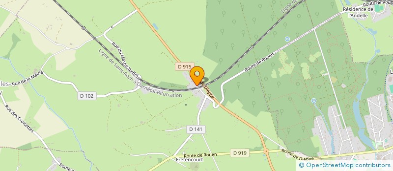 localisation de l'entreprise MONSIEUR MAXENCE DE HUMBERT  RONCHEROLLES-EN-BRAY