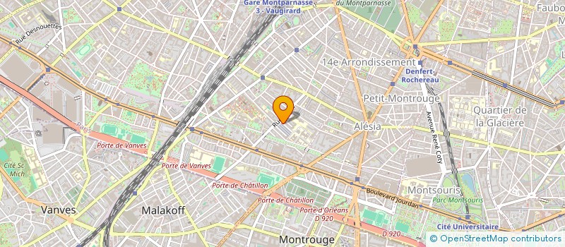 localisation de l'entreprise MONSIEUR MAXENCE DE LAROCQUE  PARIS 14